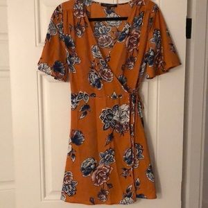Floral Wrap Dress